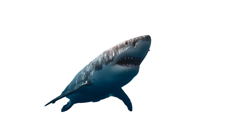 Great White Shark Attack Vinyl Car Decal Sticker – Waterproof & UV-Resistant 5.4