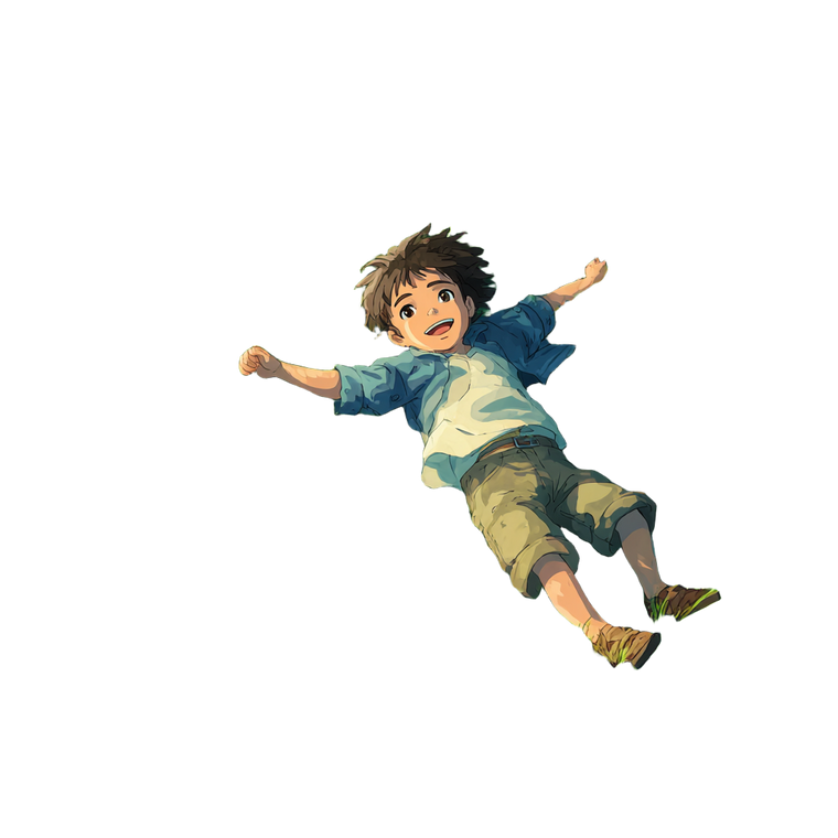 Joyful Meadow Boy Vinyl Car Decal Sticker – Waterproof & UV-Resistant 3.4133333333333336"