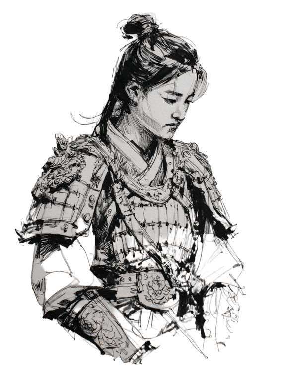 Mongolian Armor Warrior Vinyl Car Decal Sticker – Waterproof & UV-Resistant 8.213333333333333"