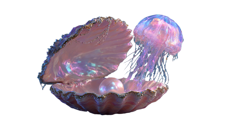 Iridescent Ocean Dream Vinyl Car Decal Sticker – Waterproof & UV-Resistant 2.72"