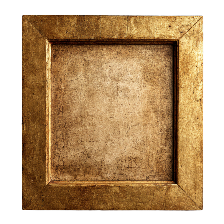 Golden Picture Frame V10 Vinyl Car Decal Sticker – Waterproof & UV-Resistant 6.826666666666667"