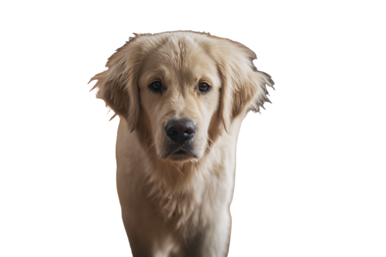 Loyal Golden Retriever V3 Vinyl Car Decal Sticker – Waterproof & UV-Resistant 5.97333333333333