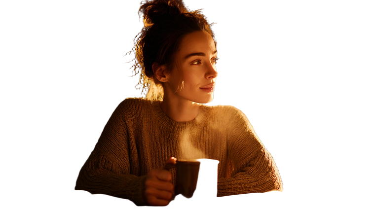 Thoughtful Tea Moment V3 Vinyl Car Decal Sticker – Waterproof & UV-Resistant 5.4