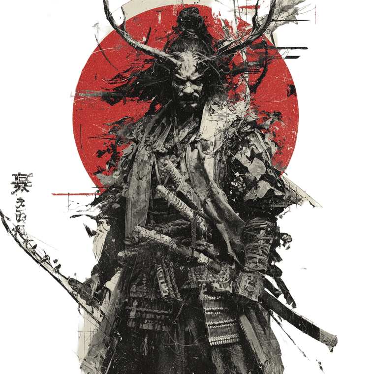 Hatori Hanzo Vinyl Car Decal Sticker – Waterproof & UV-Resistant 3.4133333333333336"