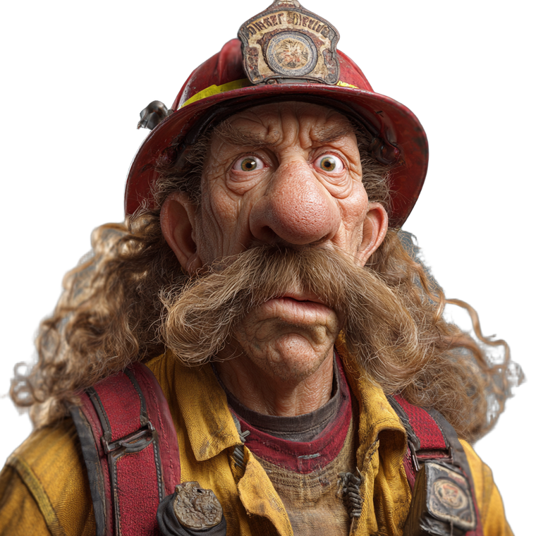 Redneck Firefighter V2 Vinyl Car Decal Sticker – Waterproof & UV-Resistant 3.4133333333333336"