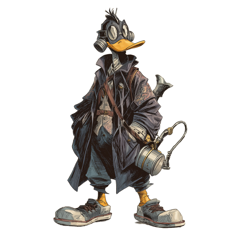 Daffy Duck Sandman Vinyl Car Decal Sticker – Waterproof & UV-Resistant 3.4133333333333336"