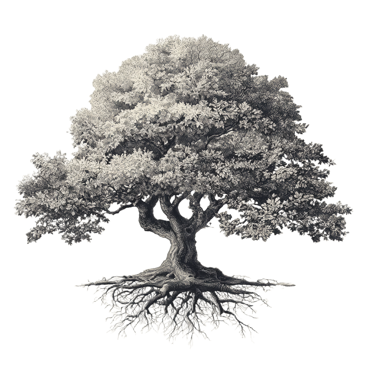 Graceful Delicate Tree Vinyl Car Decal Sticker – Waterproof & UV-Resistant 6.826666666666667"