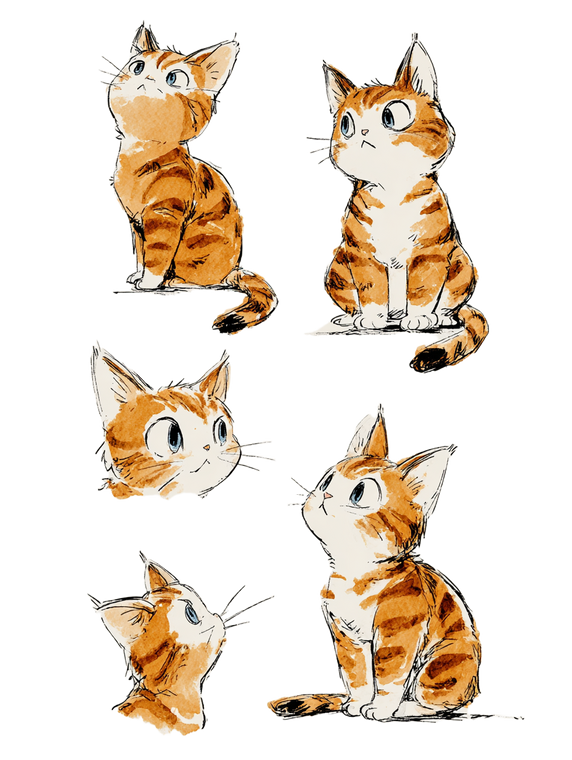 Cute Anime Cat V12 Vinyl Car Decal Sticker – Waterproof & UV-Resistant 4.1066666666666665"