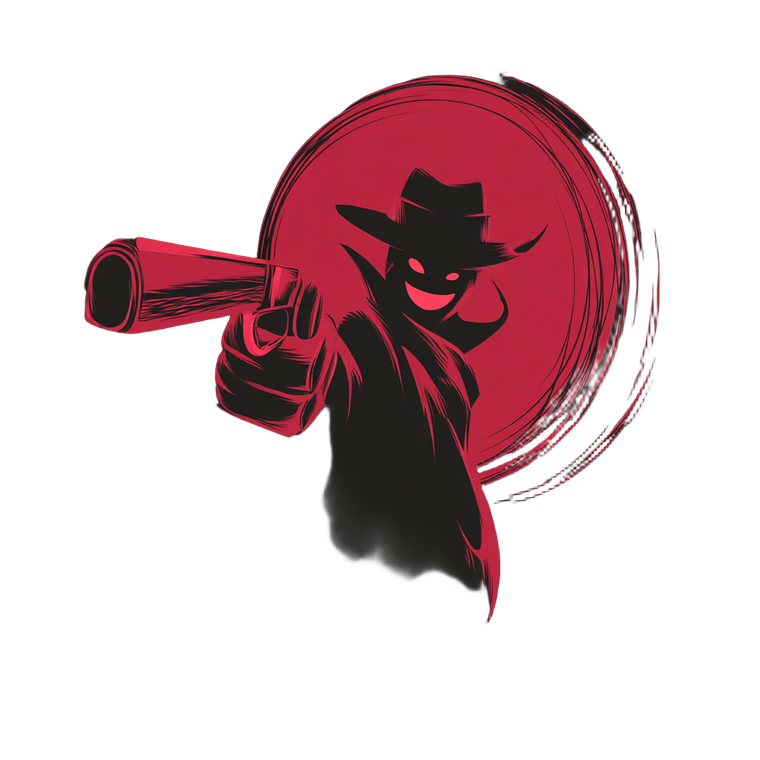 Mysterious Shadow Logo Vinyl Car Decal Sticker – Waterproof & UV-Resistant 3.4133333333333336"