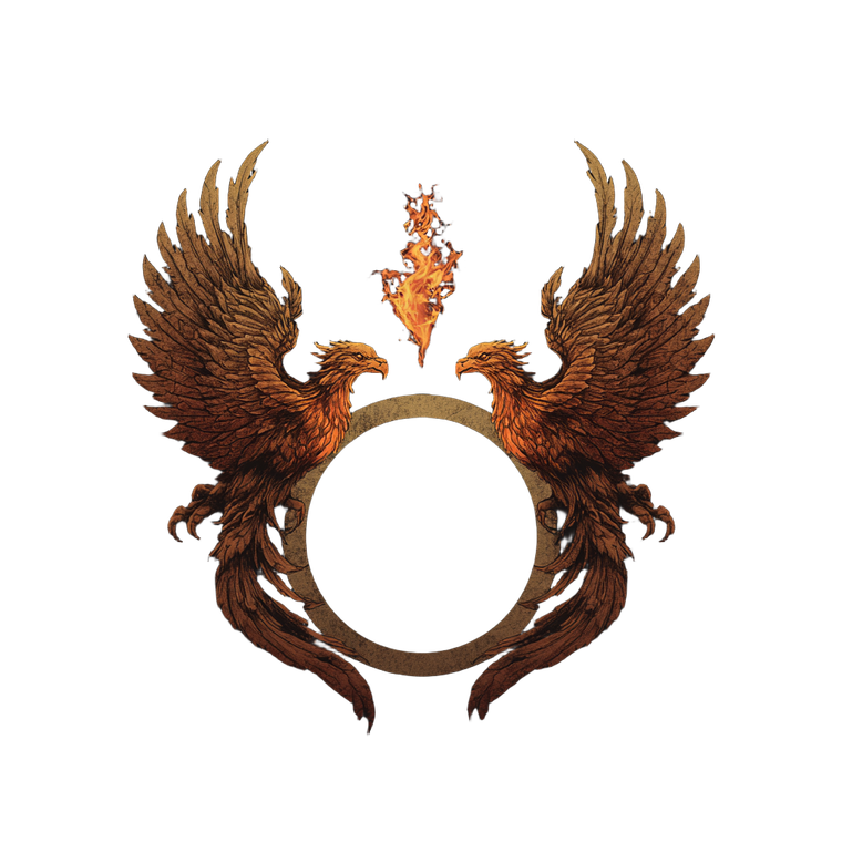 Two-Headed Phoenix Logo Vinyl Car Decal Sticker – Waterproof & UV-Resistant 3.4133333333333336"