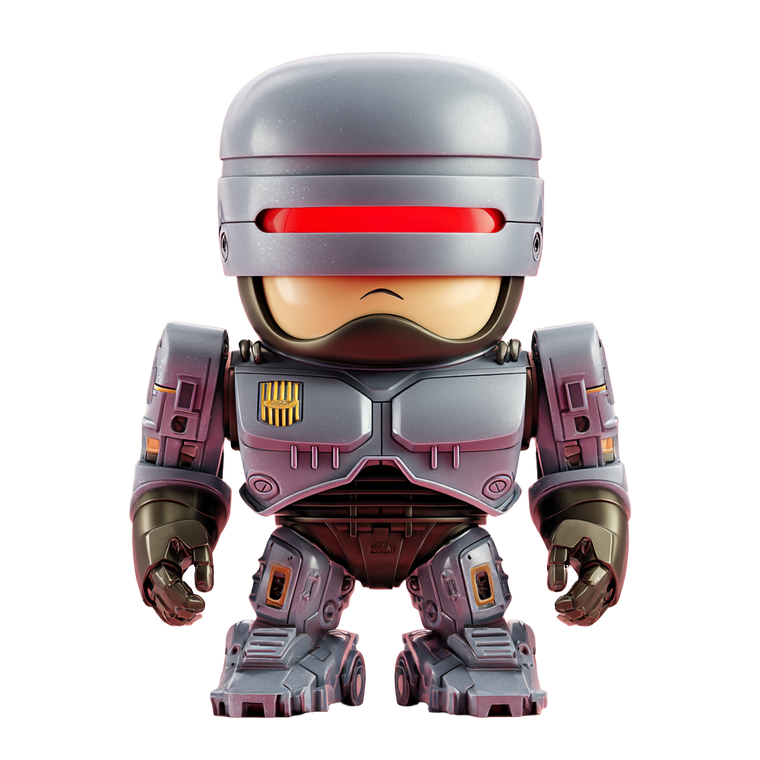 Friendly Robocop Vinyl Car Decal Sticker – Waterproof & UV-Resistant 6.826666666666667"