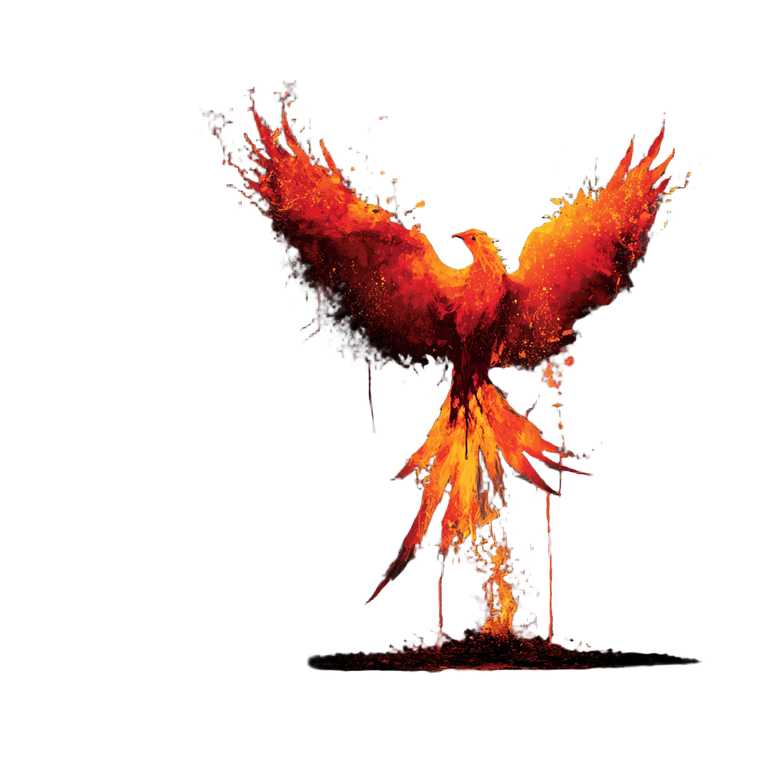 Flaming Southpark Phoenix Vinyl Car Decal Sticker – Waterproof & UV-Resistant 3.4133333333333336"