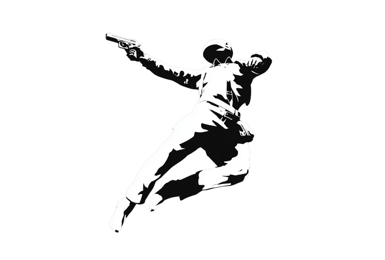 Space Jumping Sticker Vinyl Car Decal Sticker – Waterproof & UV-Resistant 2.986666666666667"