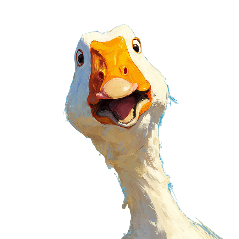 Silly Goose V12 Vinyl Car Decal Sticker – Waterproof & UV-Resistant 3.4133333333333336"