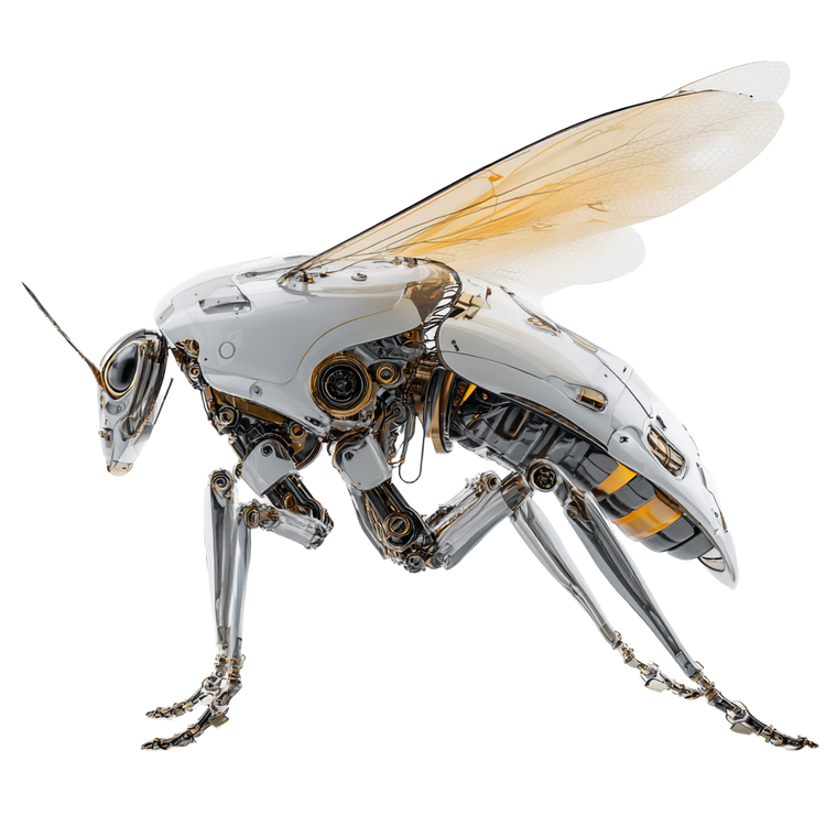 Robotic Insect V2 Vinyl Car Decal Sticker – Waterproof & UV-Resistant 6.826666666666667"