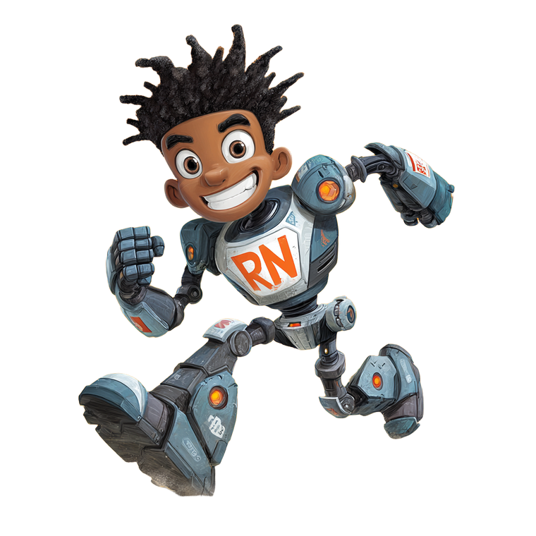 Robot Ninja V2 Vinyl Car Decal Sticker – Waterproof & UV-Resistant 3.4133333333333336"