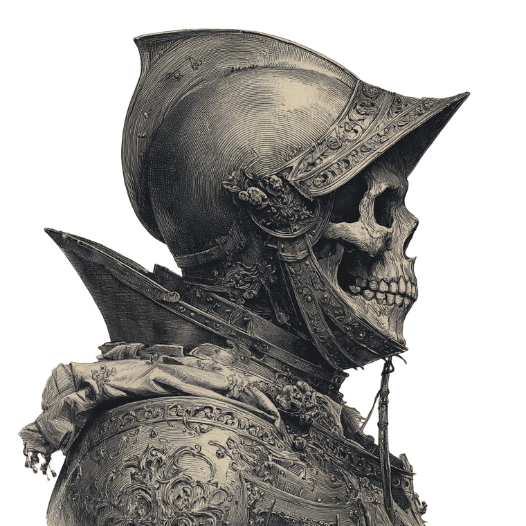 Gothic Knight V14 Vinyl Car Decal Sticker – Waterproof & UV-Resistant 3.4133333333333336"