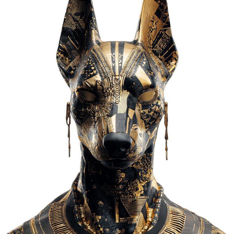 Anubis Portrait V21 Vinyl Car Decal Sticker – Waterproof & UV-Resistant 6.826666666666667"