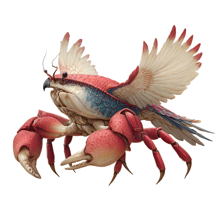 Crab Griffin Hybrid V2 Vinyl Car Decal Sticker – Waterproof & UV-Resistant 3.4133333333333336"