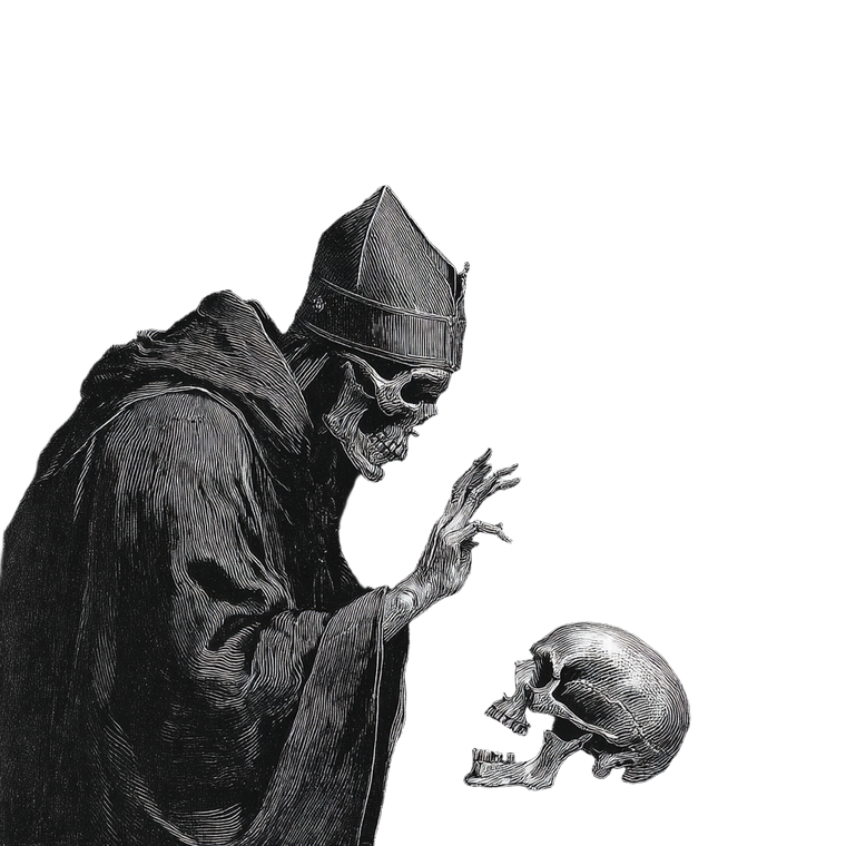 Necromantic Magus Vinyl Car Decal Sticker – Waterproof & UV-Resistant 3.4133333333333336"