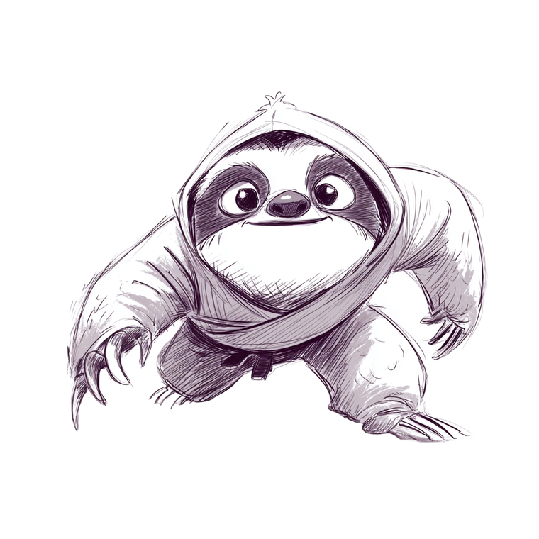 Ninja Sloth V2 Vinyl Car Decal Sticker – Waterproof & UV-Resistant 3.4133333333333336"