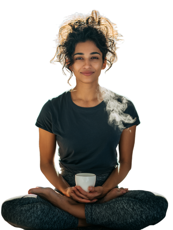 Serene Yoga Moment V6 Vinyl Car Decal Sticker – Waterproof & UV-Resistant 8.213333333333333"