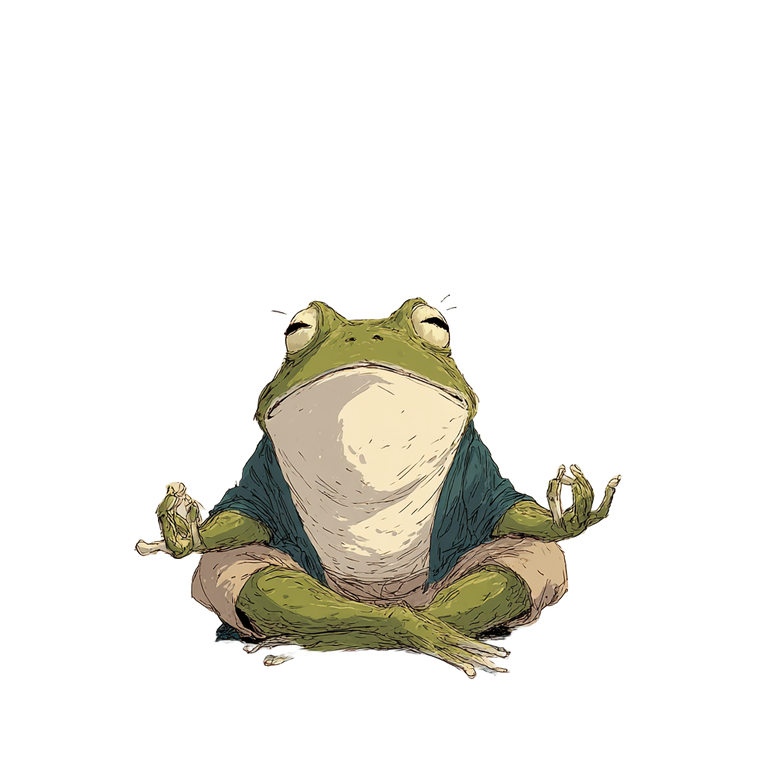 Meditating Frog V5 Vinyl Car Decal Sticker – Waterproof & UV-Resistant 3.4133333333333336" Meditating Frog V5 Vinyl Car Decal Sticker – Waterproof & UV-Resistant 3.4133333333333336"