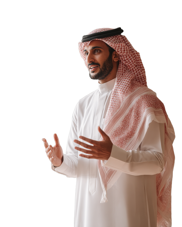 Confident Saudi Professional V3 Vinyl Car Decal Sticker – Waterproof & UV-Resistant 4.0"