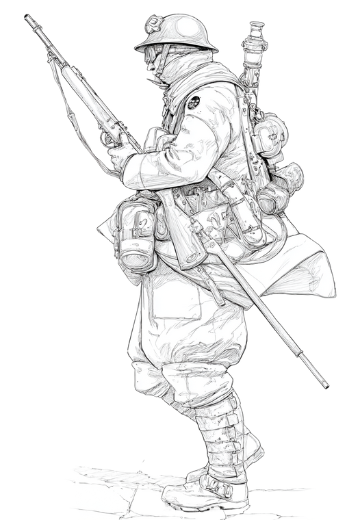 Sci-Fi Soldier V15 Vinyl Car Decal Sticker – Waterproof & UV-Resistant 4.4