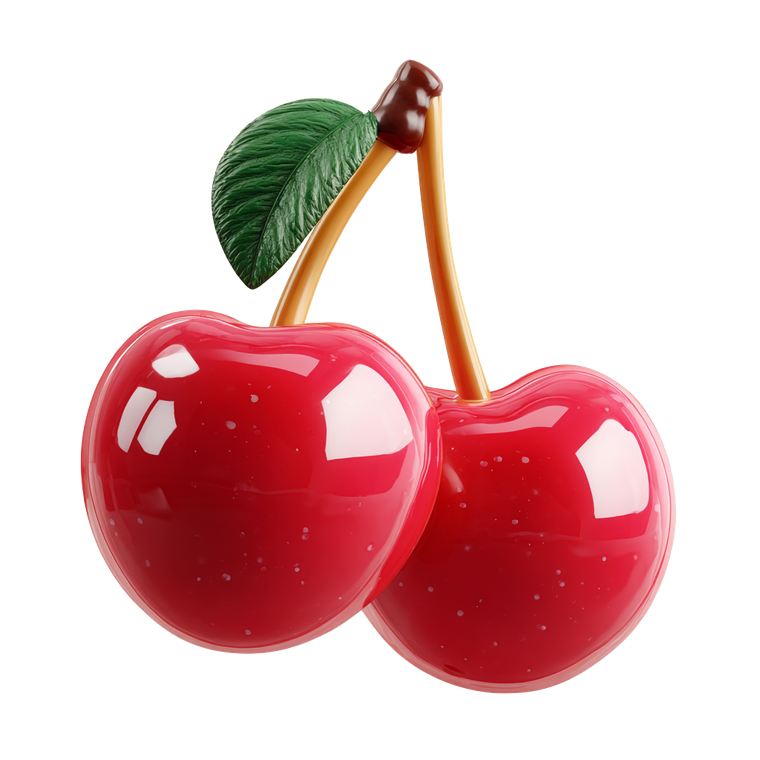 Cherry Icon V3 Vinyl Car Decal Sticker – Waterproof & UV-Resistant 6.826666666666667"