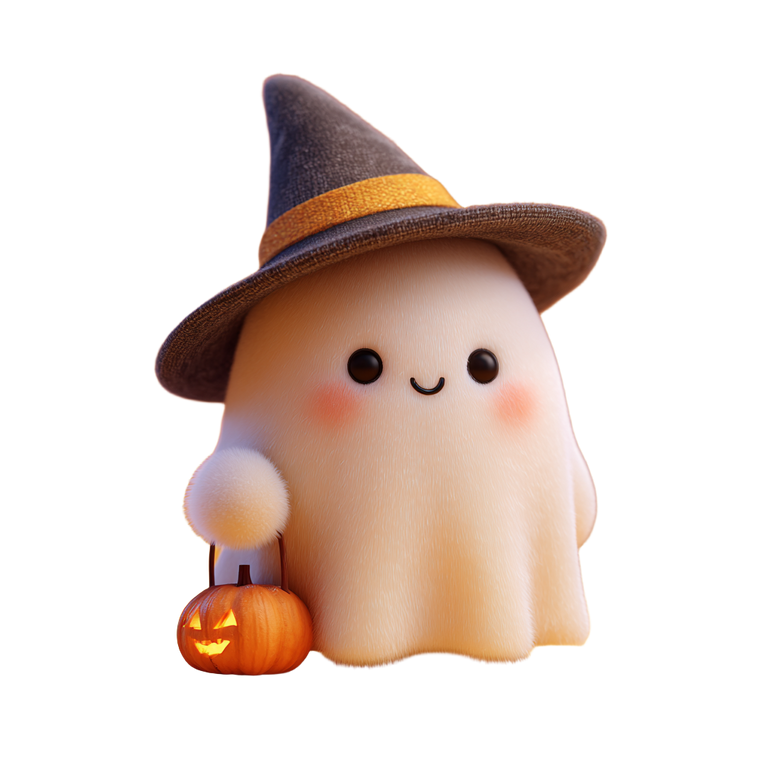 Cute Halloween Ghost V21 Vinyl Car Decal Sticker – Waterproof & UV-Resistant 3.4133333333333336"