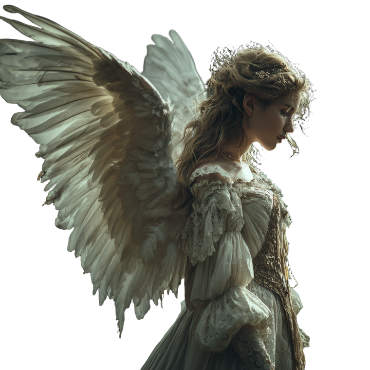 Winged Angel Vinyl Car Decal Sticker – Waterproof & UV-Resistant 3.4133333333333336"