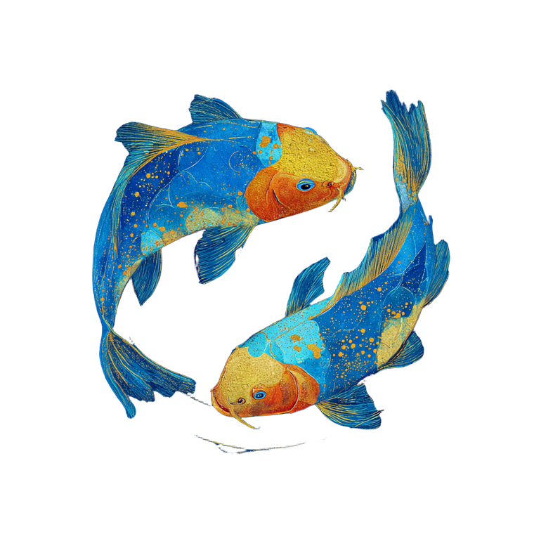 Swimming Fish V8 Vinyl Car Decal Sticker – Waterproof & UV-Resistant 3.4133333333333336"