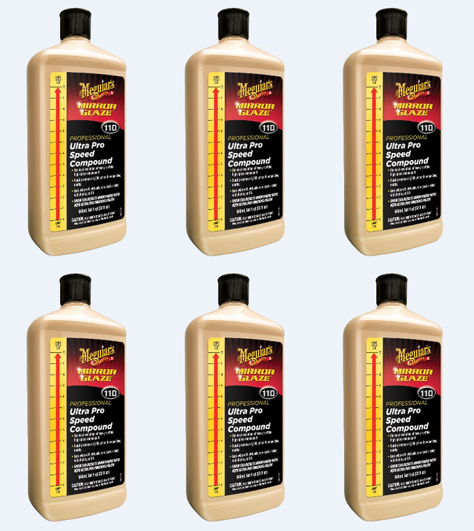 6x Meguiars Ultra Pro Series Cutting Oil | Heavy Cut Compound | Quick Removal of 1200 Grit Marks