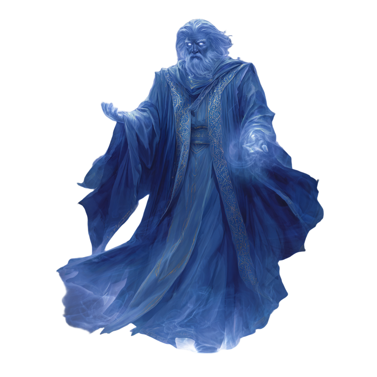 Ghostly Wizard Robes Vinyl Car Decal Sticker – Waterproof & UV-Resistant 3.4133333333333336"