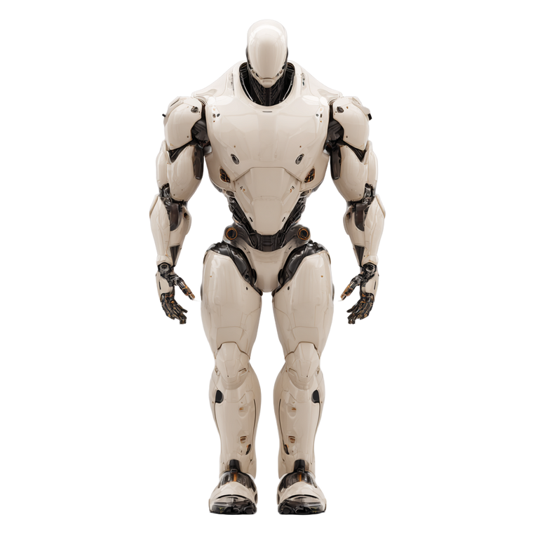 Humanoid Cyborg Design V2 Vinyl Car Decal Sticker – Waterproof & UV-Resistant 3.4133333333333336"