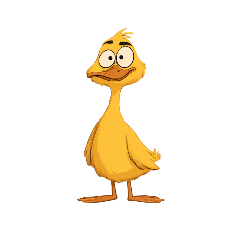 Silly Yellow Duck V2 Vinyl Car Decal Sticker – Waterproof & UV-Resistant 3.4133333333333336"