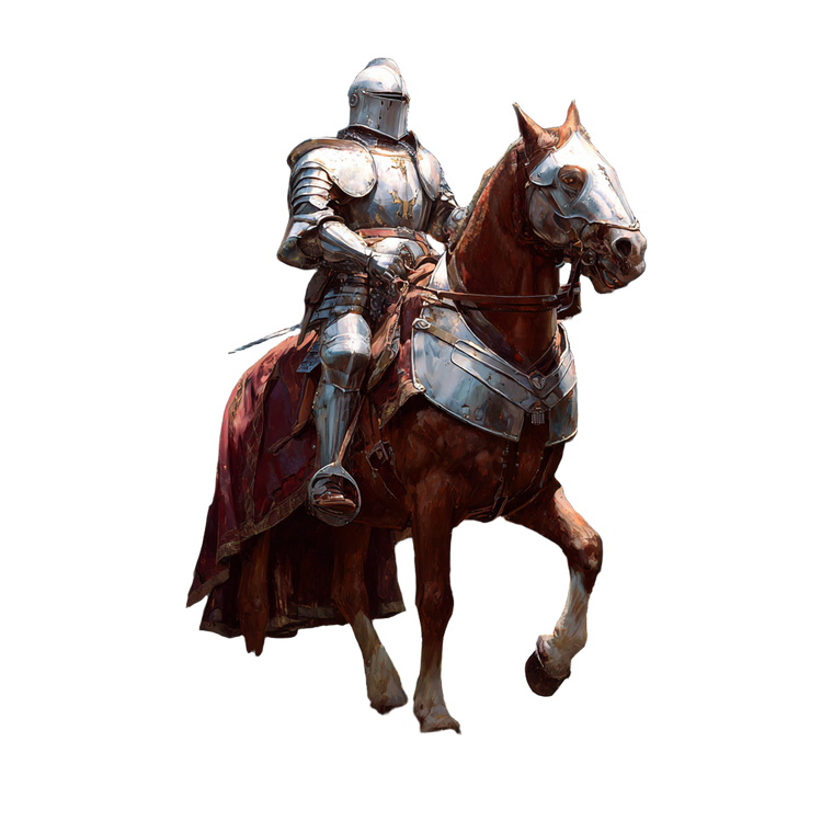 Armored Forest Knight V3 Vinyl Car Decal Sticker – Waterproof & UV-Resistant 3.4133333333333336"