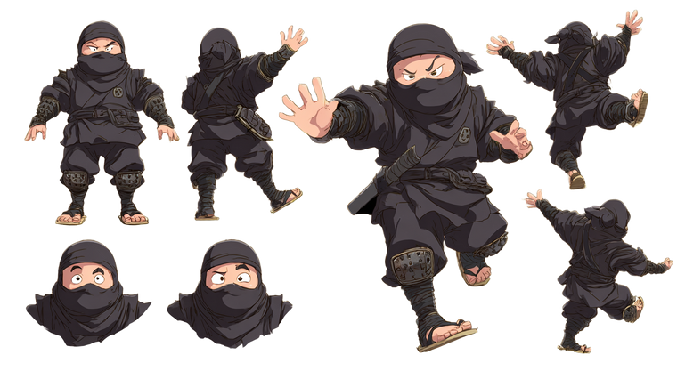 Chubby Anime Ninja Vinyl Car Decal Sticker – Waterproof & UV-Resistant 5.4