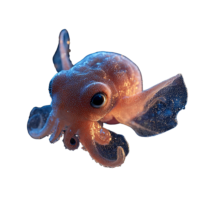 Dumbo Octopus Vinyl Car Decal Sticker – Waterproof & UV-Resistant 6.826666666666667"