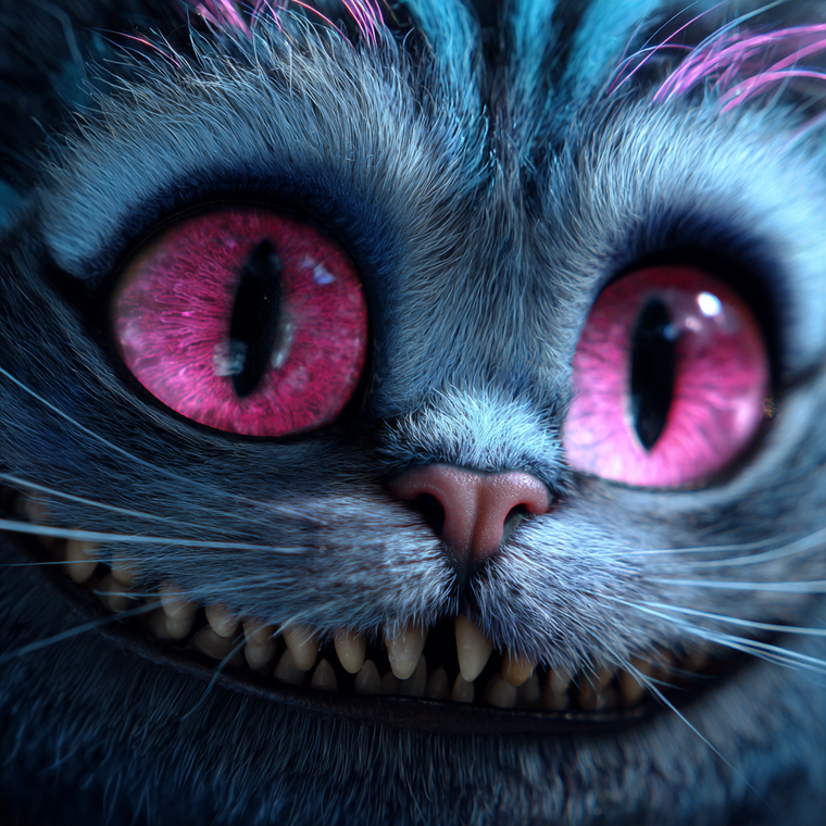 Cheshire Cat Eyes V2 Vinyl Car Decal Sticker – Waterproof & UV-Resistant 6.826666666666667"