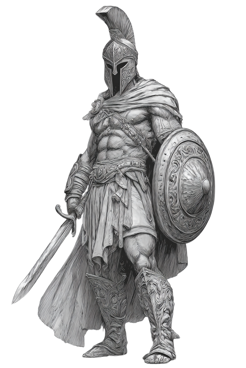Spartan Warrior V288 Vinyl Car Decal Sticker – Waterproof & UV-Resistant 4.4