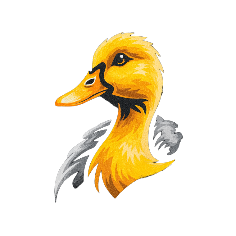 Mythical Duck Logo Vinyl Car Decal Sticker – Waterproof & UV-Resistant 6.826666666666667"