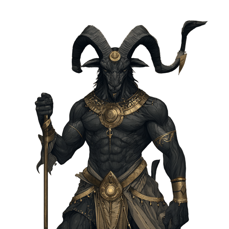 Baphometh Djinn Vinyl Car Decal Sticker – Waterproof & UV-Resistant 3.4133333333333336"