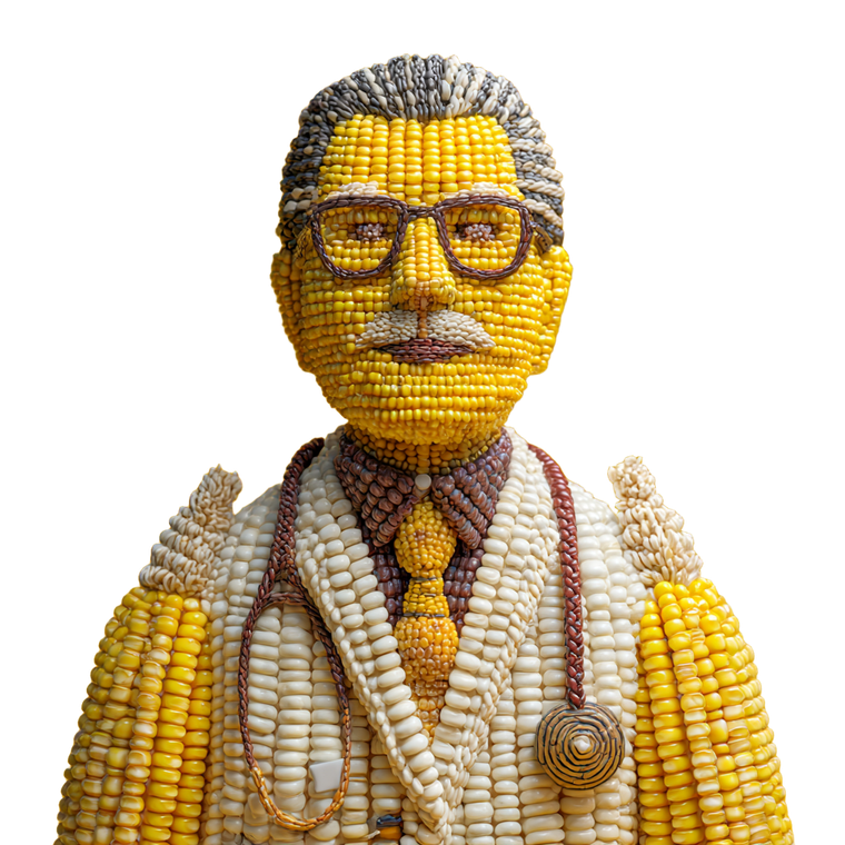 Corn Doctor Vinyl Car Decal Sticker – Waterproof & UV-Resistant 3.4133333333333336"