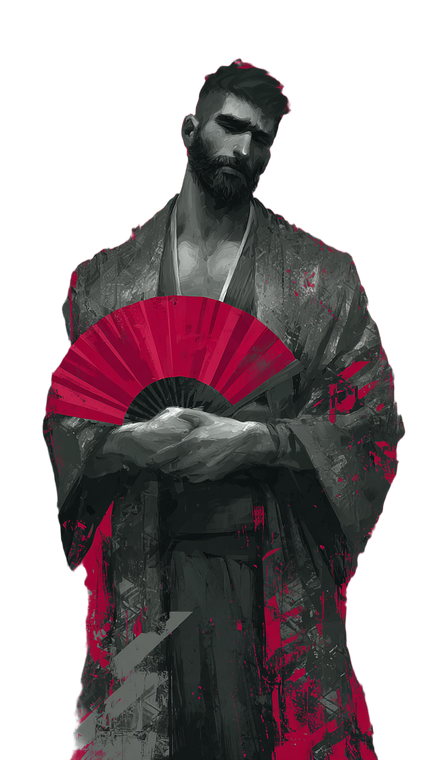 Bara Japanese Male Vinyl Car Decal Sticker – Waterproof & UV-Resistant 4.8533333333333335"