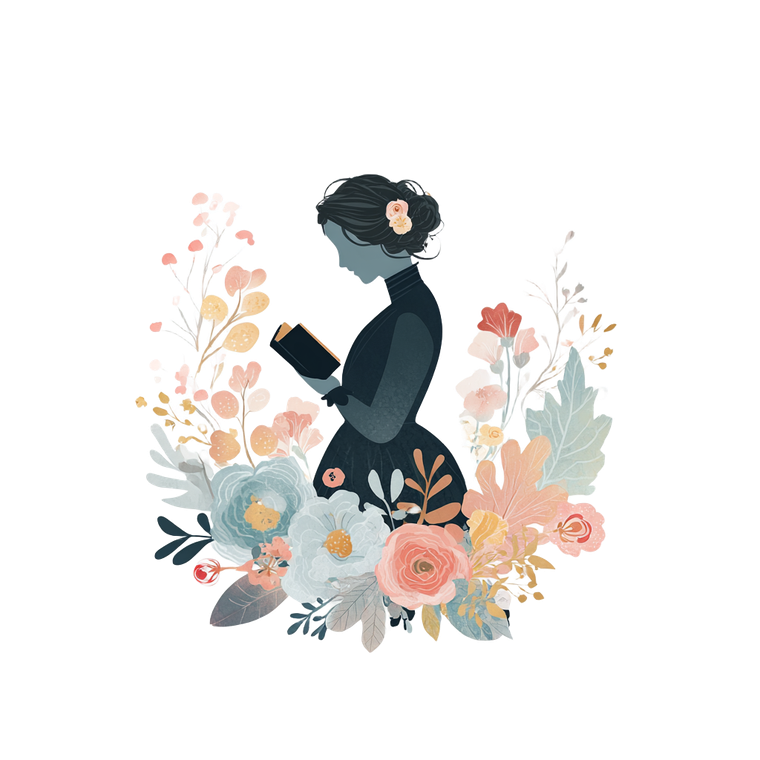 Victorian Floral Silhouette V2 Vinyl Car Decal Sticker – Waterproof & UV-Resistant 3.4133333333333336"