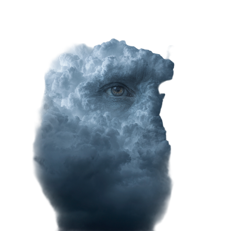 Eyes In Storm Vinyl Car Decal Sticker – Waterproof & UV-Resistant 6.826666666666667"