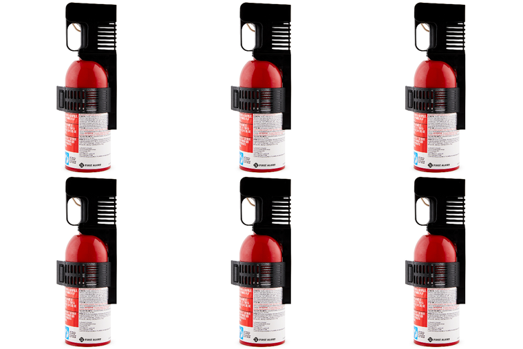 6x First Alert Fire Extinguisher UL Rated 5-B:C | Sodium Bicarbonate Extinguishing Agent | US DOT Approved