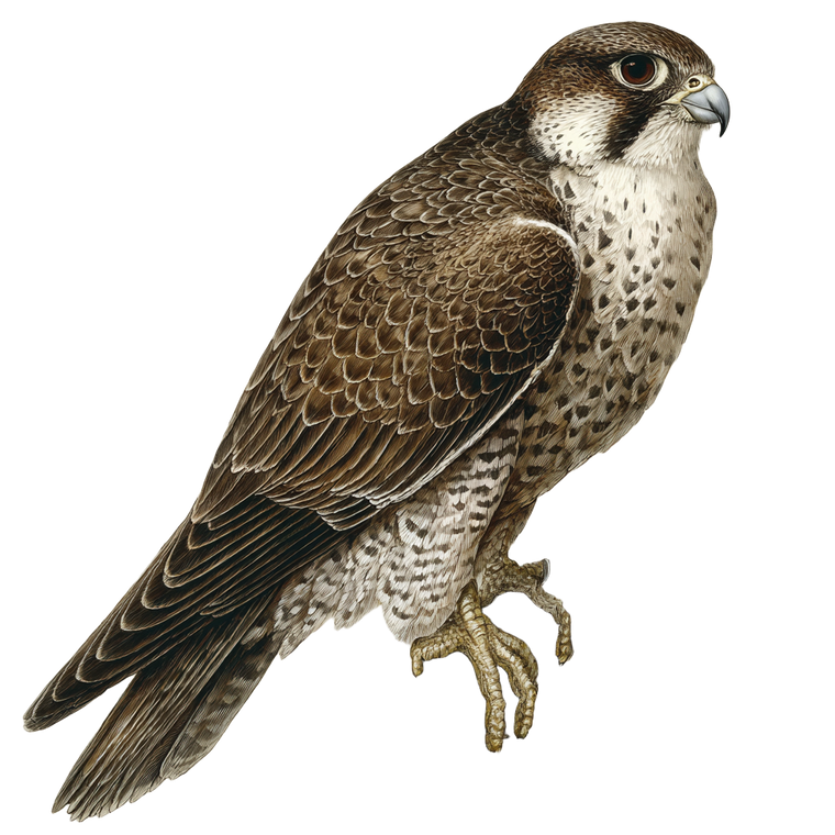 Gould'S Falcon Sketch Vinyl Car Decal Sticker – Waterproof & UV-Resistant 3.4133333333333336"